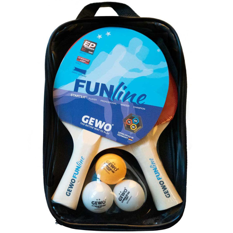 Набор для настольного тенниса Gewo Double-Fun 2 Bats 3 Balls (96960000)