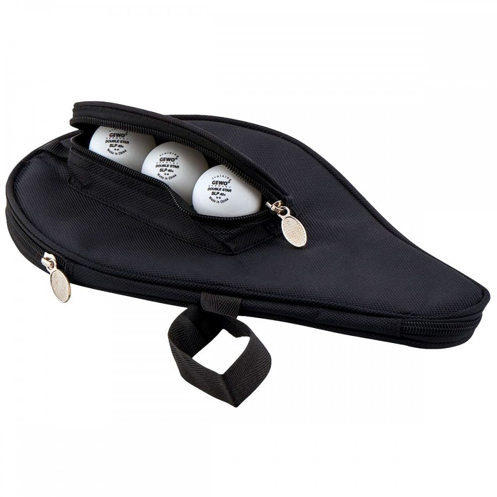 Чехол для ракетки Gewo Round Cover Master с отделением для мячей Black/Blue (89679165)