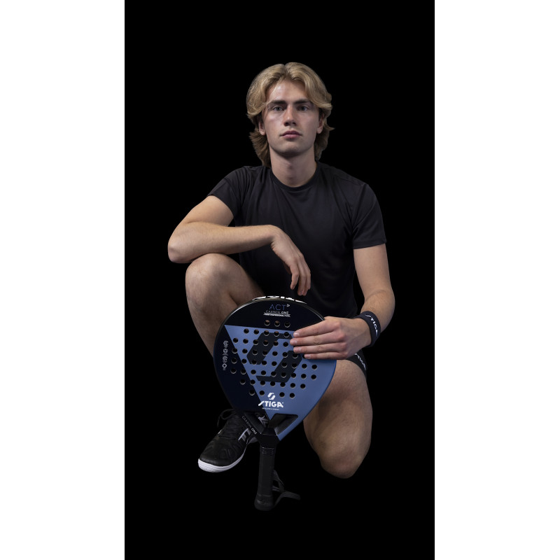 Ракетка для падел тенісу Stiga Racket ACT Black/Blue (2202-0916-01)