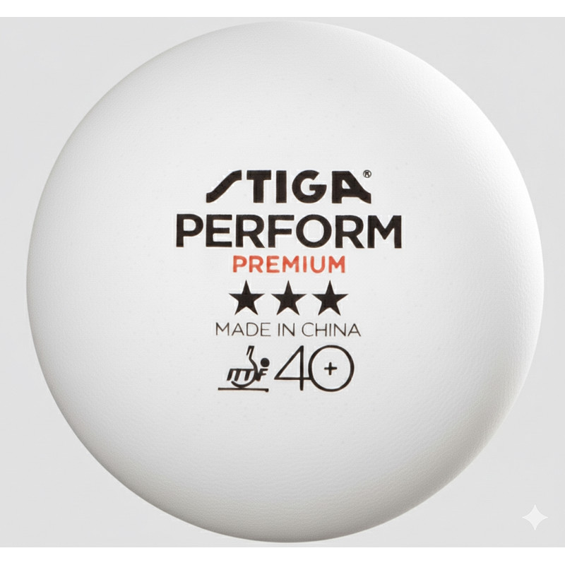 М'ячі для настільного тенісу Stiga Perform Premiun ITTF 6 шт (1113-2410-06)