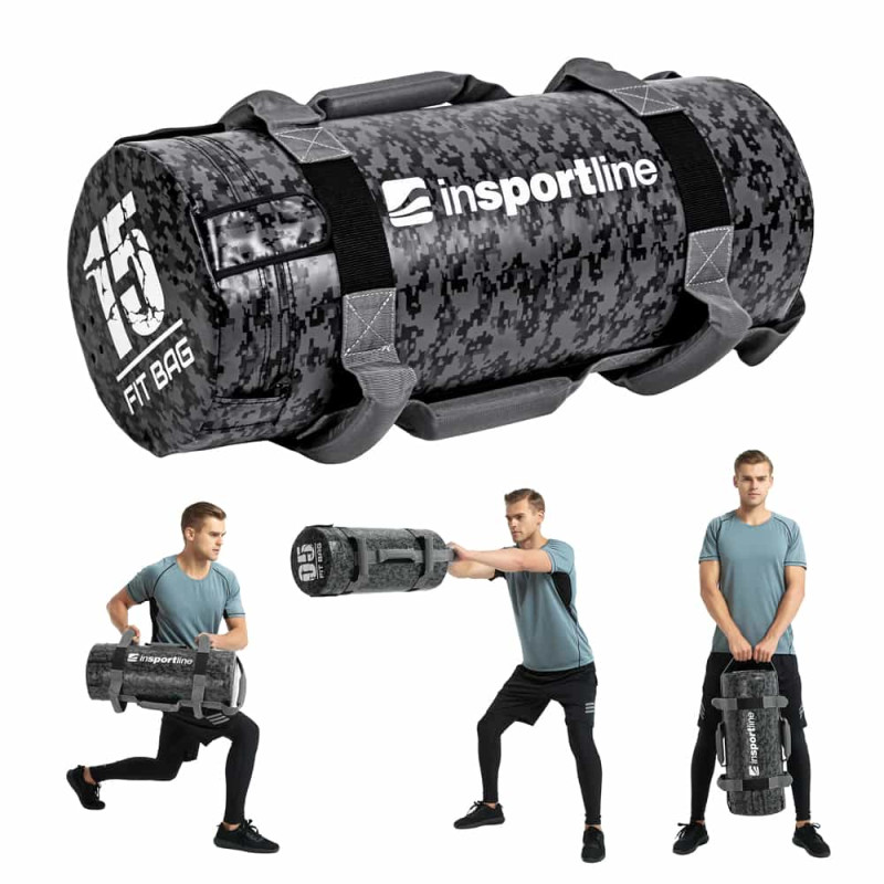 Мішок з піском для тренувань Fitness Crossfit inSPORTline Fitbag Camu 15 кг