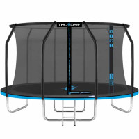 Батут Thunder Elite 374 см з внутрішньою сіткою та драбинкою