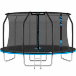 Батут Thunder Elite 435 см с внутренней сеткой и лестницей
