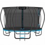 Батут Thunder Ultra 490 см Blue с внутренней сеткой и лестницей