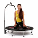 Фитнес батут с поручнем InSportLine Profi Digital 140 см