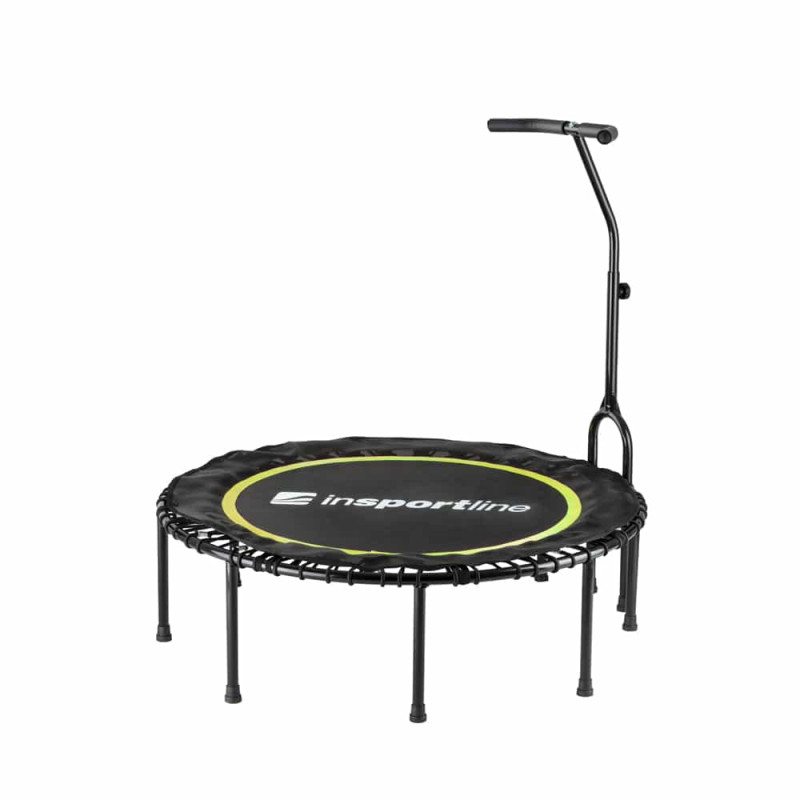 Фитнес батут с ручкой InSportLine Cordy Pink 114 см