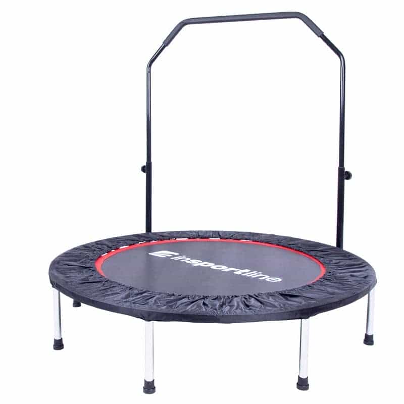 Фитнес батут с поручнем InSportLine Profi 122 см