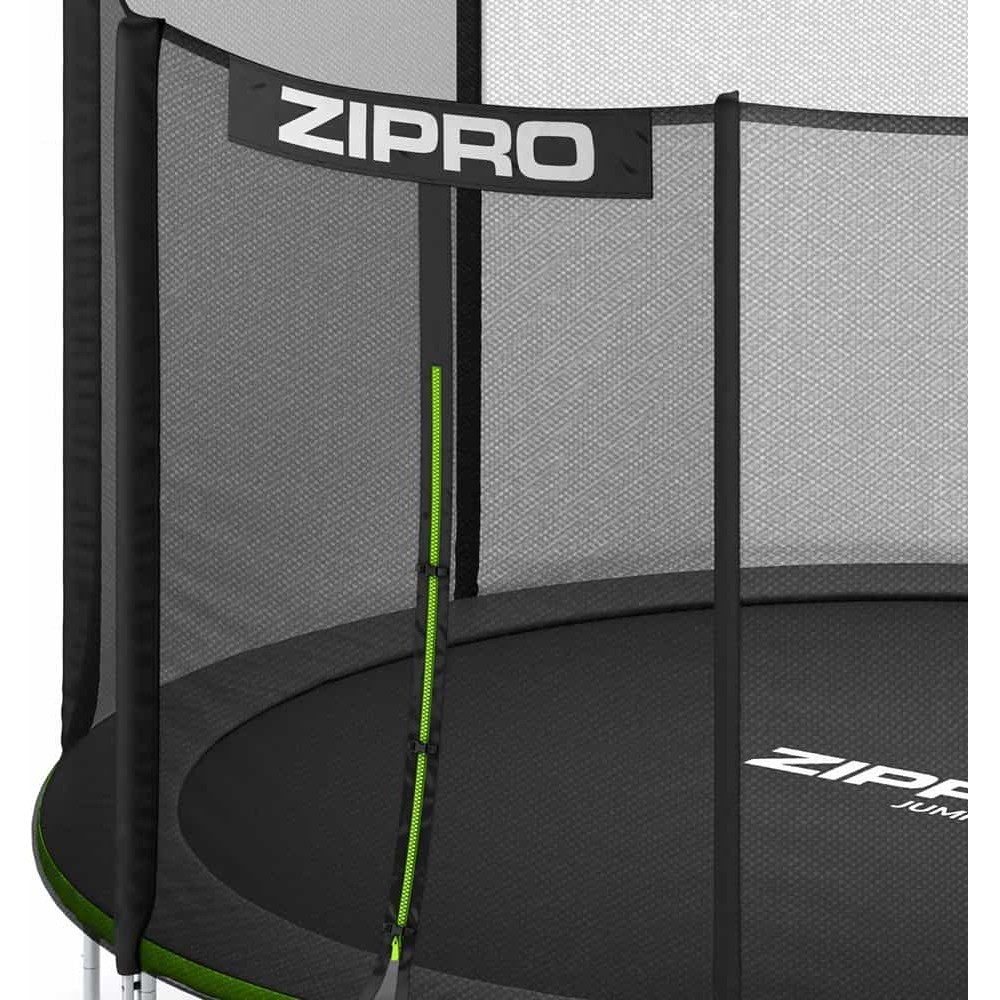 Батут Zipro Jump Pro 435 см із зовнішньою сіткою і драбинкою