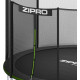Батут Zipro Jump Pro 435 см із зовнішньою сіткою і драбинкою