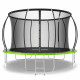 Батут Zipro Jump Pro Premium 374 см с внутренней сеткой и лестницей