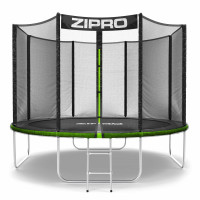 Батут Zipro Jump Pro 312 см с внешней сеткой и лестницей