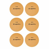 М'ячі для настільного тенісу  inSPORTline Elisenda S2 6 шт, помаранчеві