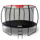 Батут inSPORTline Flea PRO 430 см с защитной сеткой и лестницей