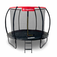 Батут inSPORTline Flea PRO 244 см с сеткой и лестницей