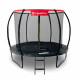 Батут inSPORTline Flea PRO 244 см с сеткой и лестницей