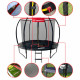Батут inSPORTline Flea PRO 244 см с сеткой и лестницей