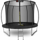 Батут Outtec Premium 374 см Black з сіткою та драбинкою