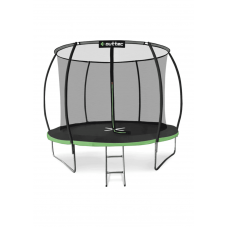Батут Outtec Premium 312 см Black/Green з сіткою та драбинкою Батут Outtec Premium 312 см Black/Green з сіткою та драбинкою