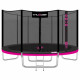 Батут Thunder Outside Pro 427 см Pink с сеткой и лестницей