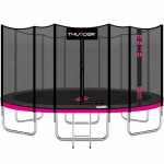 Батут Thunder Outside Pro 488 см Pink с сеткой и лестницей
