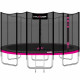 Батут Thunder Outside Pro 488 см Pink с сеткой и лестницей