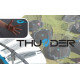 Батут Thunder Outside Pro 183 см Blue с сеткой и лестницей