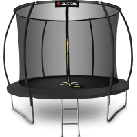 Батут Outtec Premium 312 см Black с сеткой и лестницей