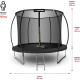 Батут Outtec Premium 312 см Black з сіткою та драбинкою