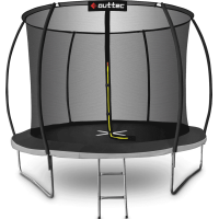 Батут Outtec Premium 312 см Black/Grey з сіткою та драбинкою