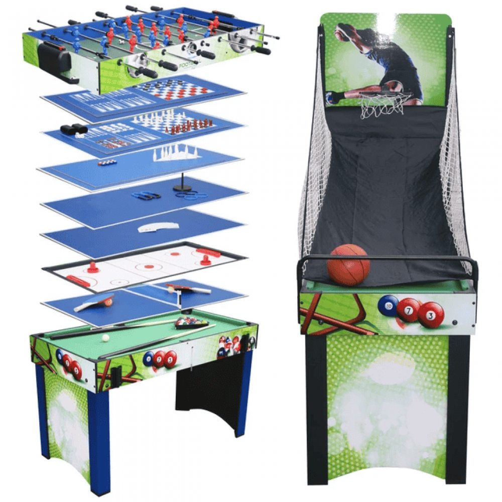 Ігровий стіл 13 в 1 WORKER Supertable II