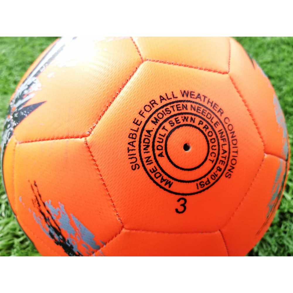 Футбольний м'яч Yakima Sport, розмір 3, помаранчевий