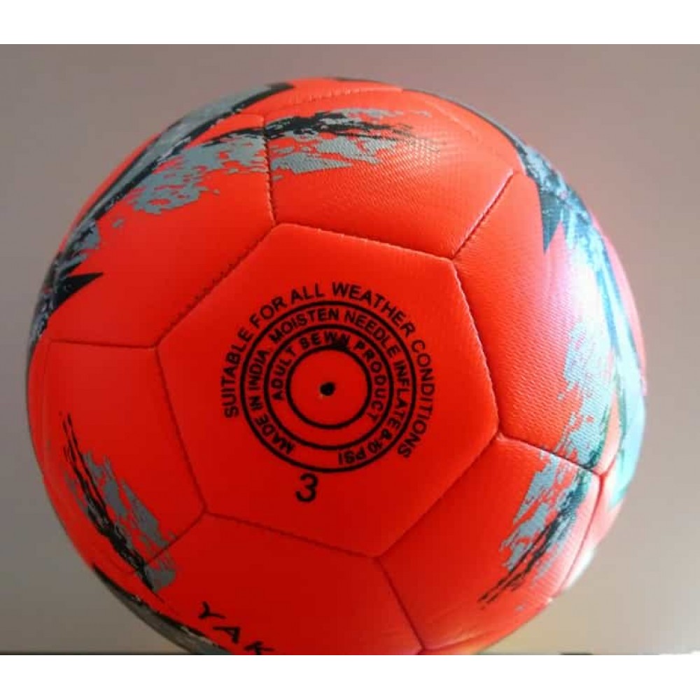 Футбольний м'яч Yakima Sport, розмір 3, помаранчевий