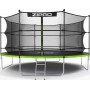 Батут Zipro Jump Pro 435 см із внутрішньою сіткою і драбинкою