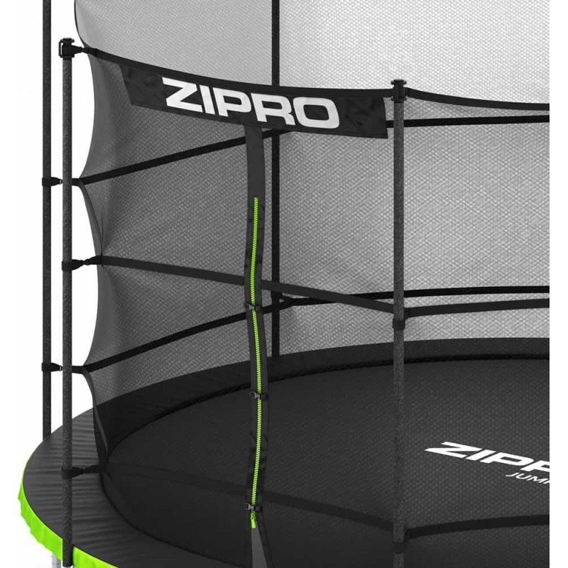 Батут Zipro Jump Pro 435 см с внутренней сеткой и лестницей