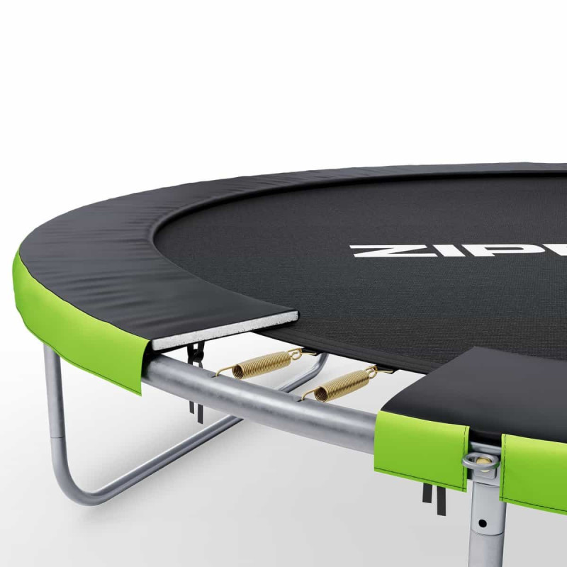 Батут Zipro Jump Pro 435 см с внутренней сеткой и лестницей