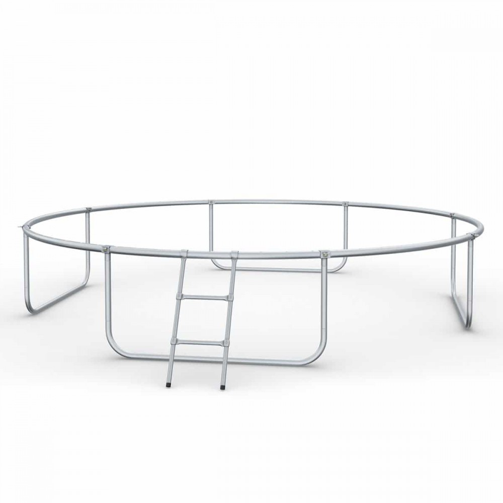 Батут Zipro Jump Pro 435 см із внутрішньою сіткою і драбинкою