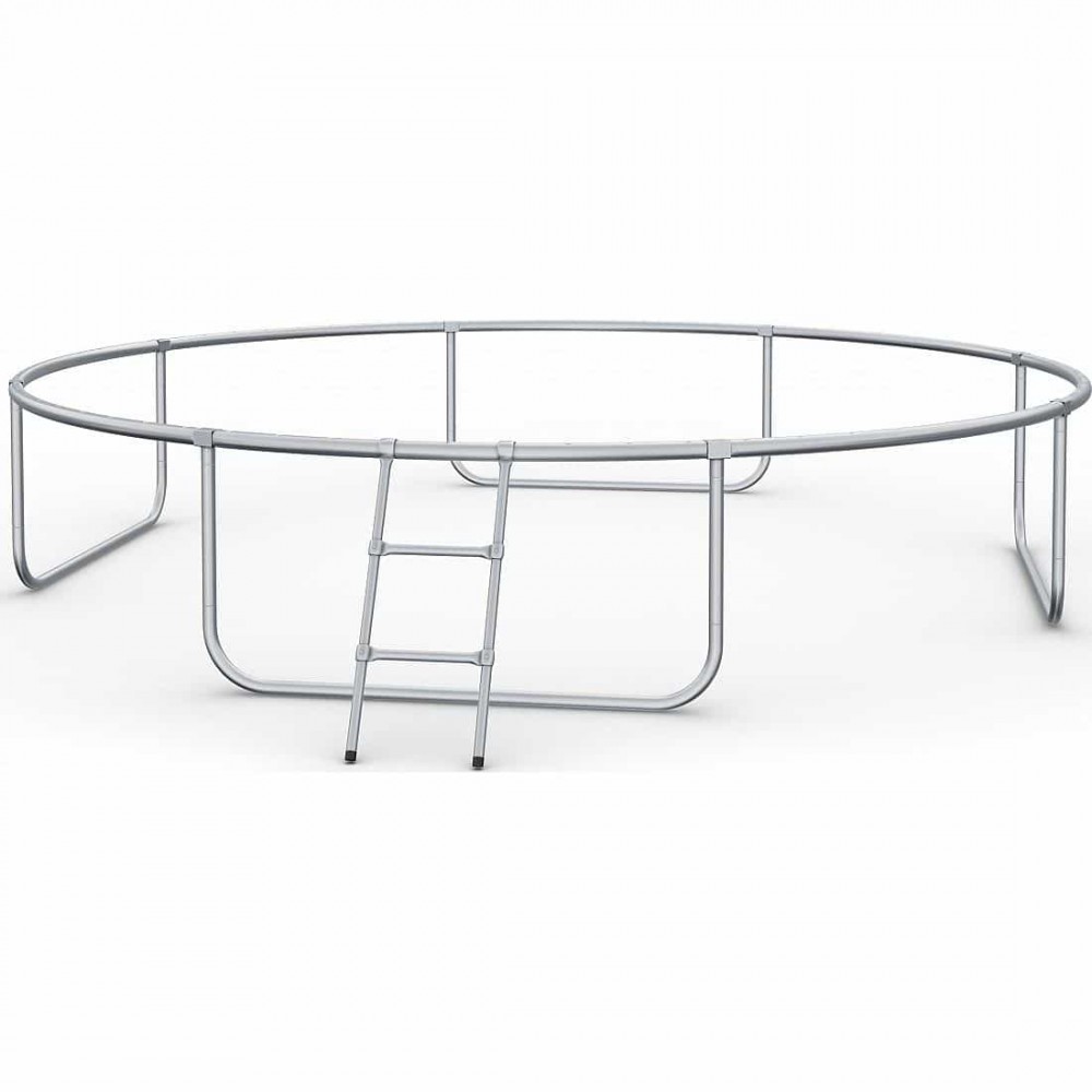 Батут Zipro Jump Pro 374 см  з зовнішньою сіткою та драбинкою