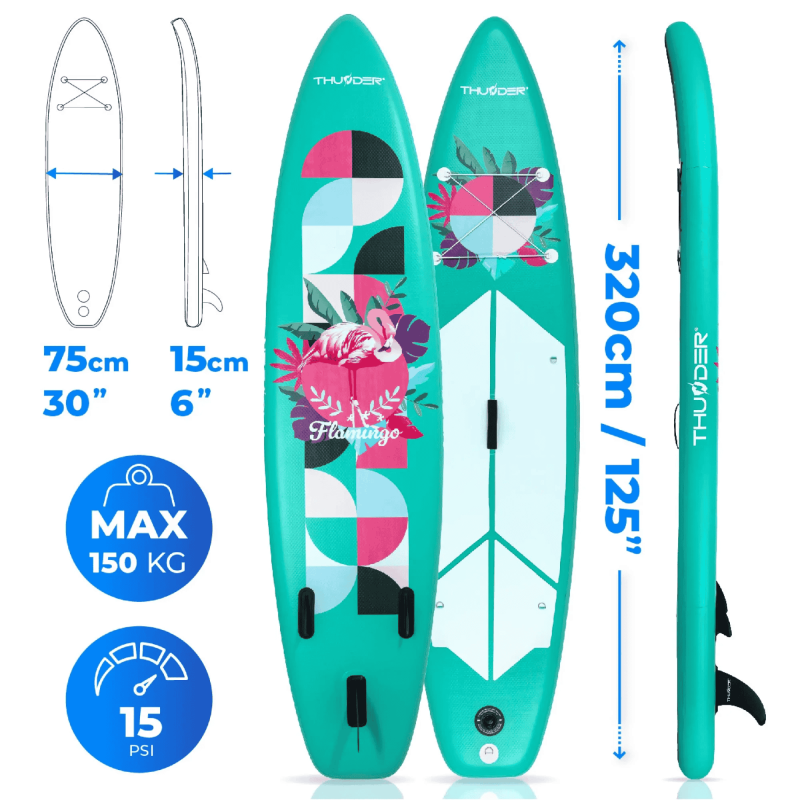 Надувна SUP дошка THUNDER FLAMI 320