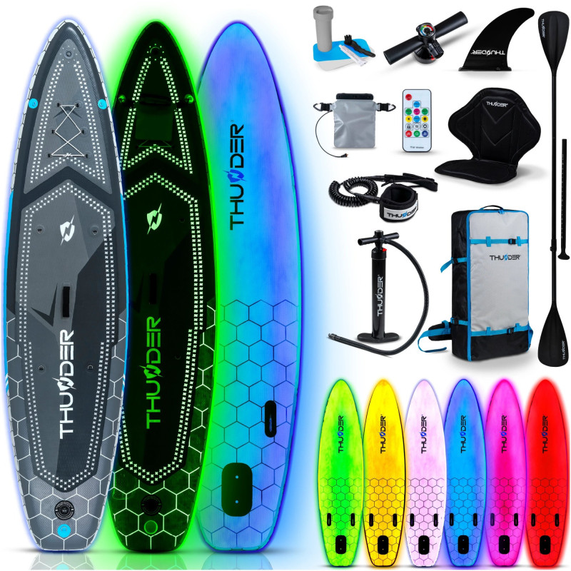 Надувна SUP дошка THUNDER LUMOS 320 з LED підсвічуванням