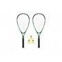 Набір для кросмінтону NILS NRS001 (2 ракетки, волани, чохол),  зелений