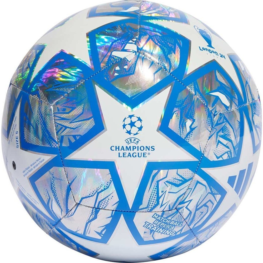 Футбольный мяч Adidas UCL Training IN9326 размер 5, бело-серый