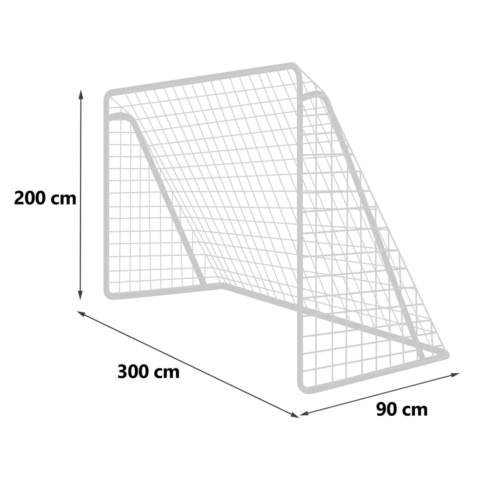 Футбольные ворота Neo-Sport NS-496 300 x 200 x 90 см, белые