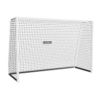 Ворота футбольні Hudora Advanced 300 х 200 см, чорно-білі