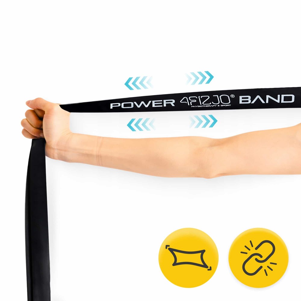 Эспандер-петля 4FIZJO Power Band 22 мм 12-17 кг (резина для фитнеса и спорта)