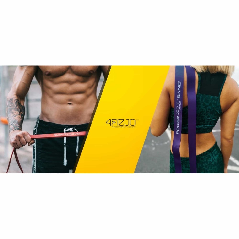 Эспандер-петля 4FIZJO Power Band 2-46 кг резина для фитнеса и спорта, набор 6 шт Mix (P-5907222931875)
