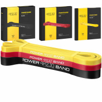 Набір з 3 еластичних стрічок для фітнесу 4FIZJO Power Band, 2-17 кг