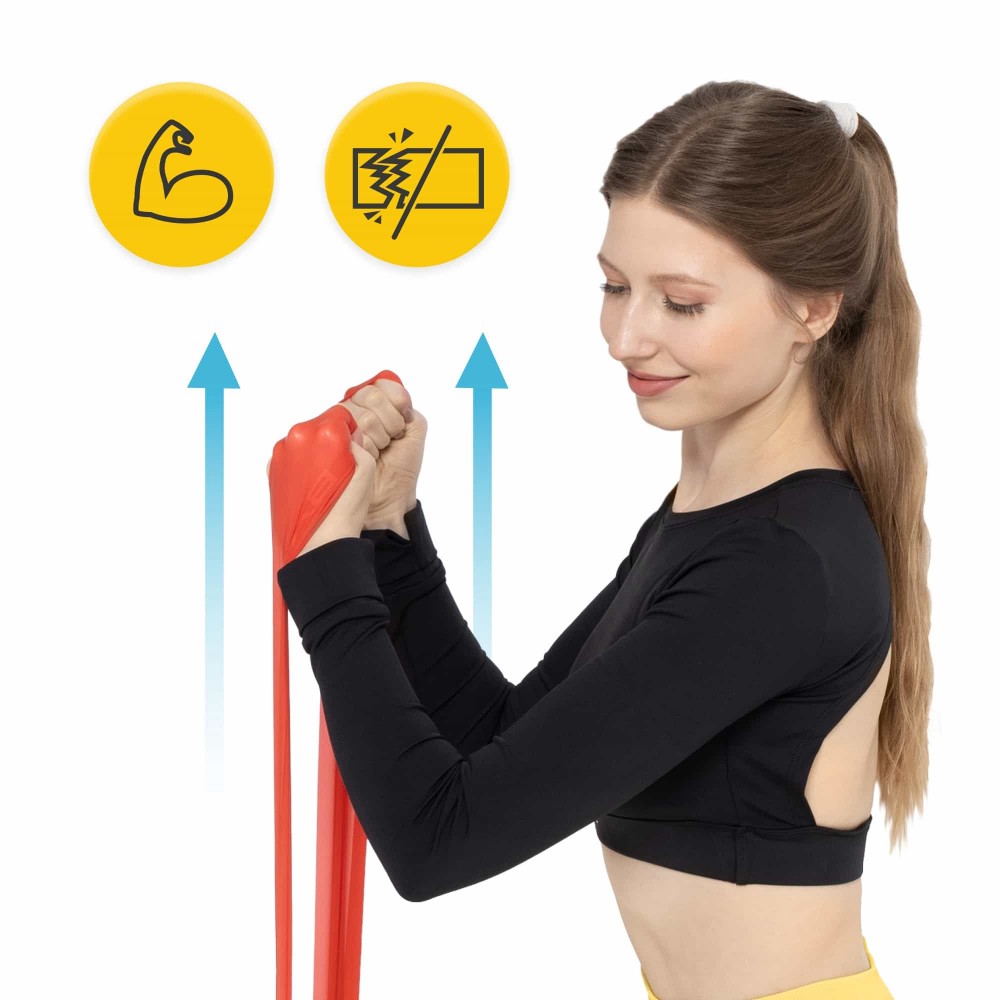 Лента-эспандер для спорта и реабилитации 4FIZJO Flat Band 200 х 15 см 2-4 кг Red (P-5907222931646)