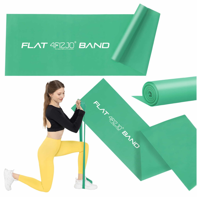 Еластична стрічка для фітнесу 4FIZJO Flat Band 200 х 15 х 0.025 см, 3-5 кг