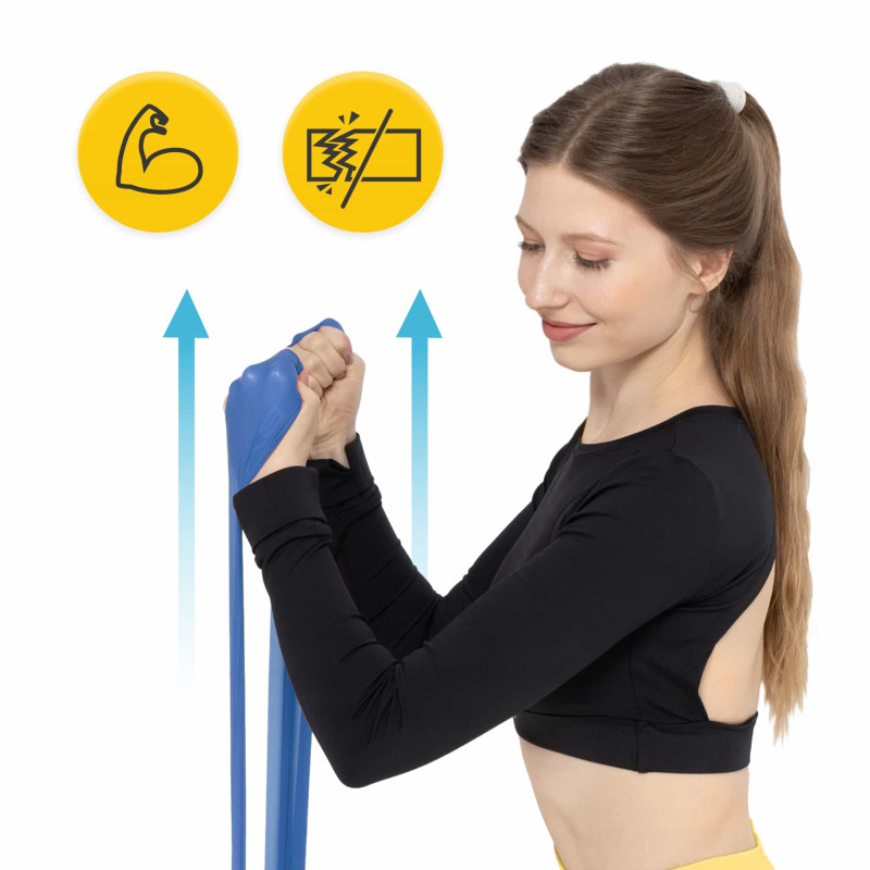 Еластична стрічка для фітнесу 4FIZJO Flat Band 200 х 15 см 9-11 кг