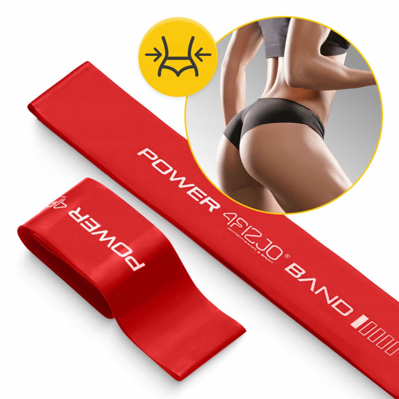 Резинка для фитнеса 4FIZJO Mini Power Band 0.4 мм 1-3 кг Red (P-5907739310361)